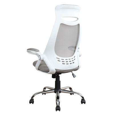 China Sillas De Oficina White Office Chair Ergonomic Executive Rotating Mesh Swivel Chair Computer With High Back for sale