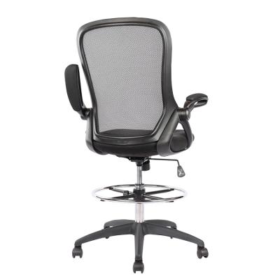 China (Height)High-Back Adjustable Tall Mesh Drafting Office Chair Ergonomic Office Chair for sale