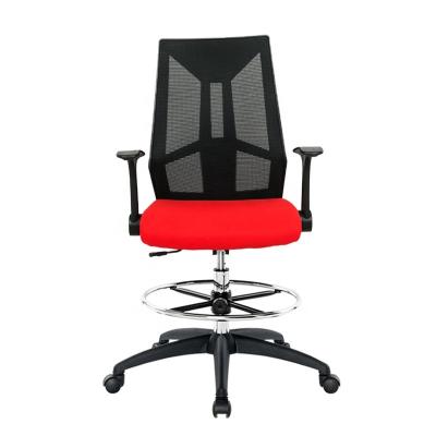 China (Size) Mesh Chair Drafting Chair Adjustable Desk Large for Standing Desk with Adjustable Foot Ring for sale