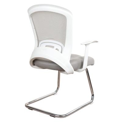 China Factory Sale Cheap Cooling Mesh Visitor Chair White Office Guest Chair For Waiting Room / Conference Reception Room for sale