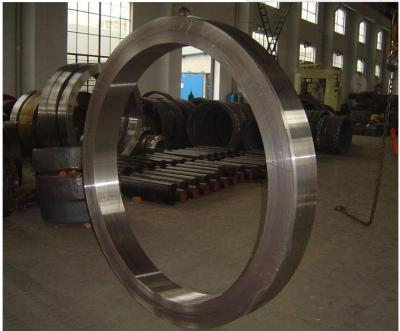 China High Hardness Carbon Steel Forged Steel Rings ASME BS EN A105 For Wind Power for sale