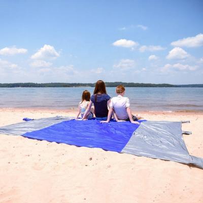 China i@home Multi-Function Foldable Large Pouch Travel Foldable Outdoor Waterproof Beach Blanket for sale