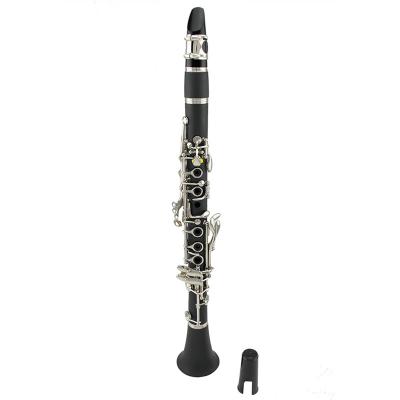 China Wholesale Tone Eb 17 Professional Middle Tone Ebonite Body Clarinet OEM Musical Instrument Grade Nickel Plated for sale