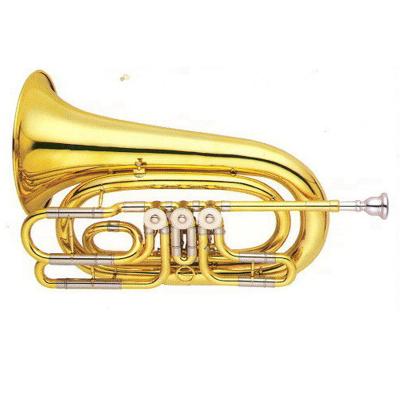 China Gold Lacquer Tidal Music Gold Lacquer Flugelhorn Model Entrance MT8103G Made By Yellow Brass Key Of C for sale