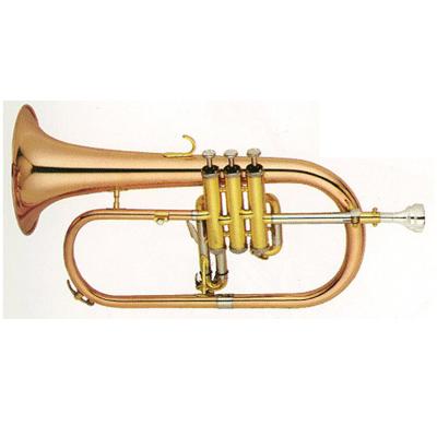 China Universal Gold Brass Flugelhorn Key Pro Bb Music Tide Use FG8203 for sale