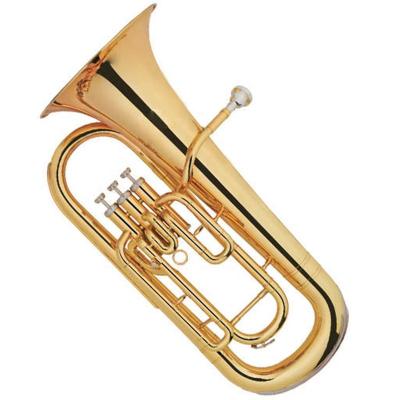 China Gold lacquer brass euphonium 3 valves Tone Bb EH9322 for sale