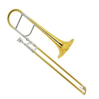 China Gold Lacquer Popular Grade Golden Lacquer Tone Eb Junior Alto Trombone for sale