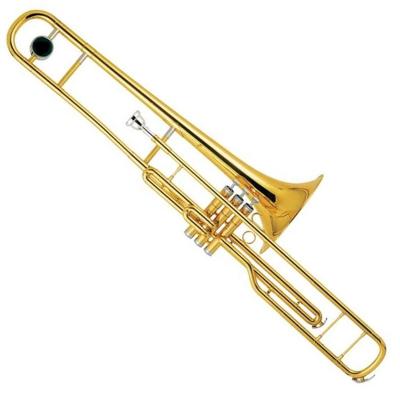 China Gold Lacquer Piston Valves Trombone Gold Lacquer C Key for sale