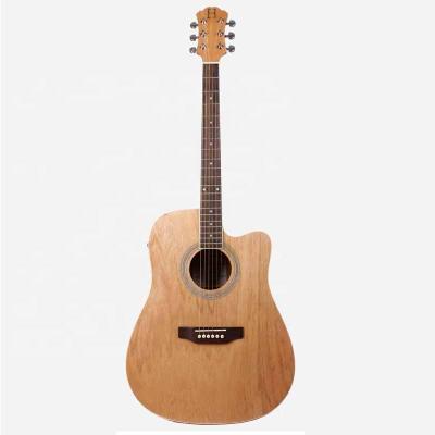 China Mahogany ALL SOLID ACOUSTIC GUITAR TM126 cutway EQ for sale