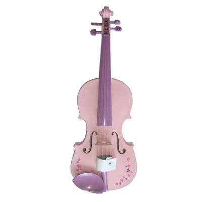 China Impeccable Popular Grade Student Use Pink Colorful Violin On Sale for sale