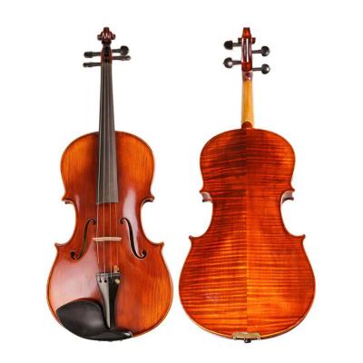 China Hot Selling 15inch Tide Spruce Music Middle Grade Flamed Maple Wood Viola for sale