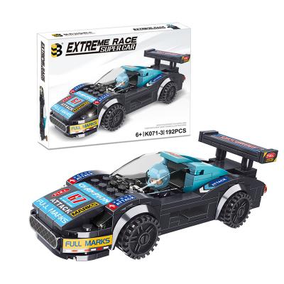 China DIY TOY 210+ Pcs Education Toy Building Block Sports Racing Car Plastic Model Building Block Sets Chinese for sale