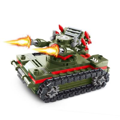 China DIY TOY Customized Accept ABS Material 183 Pcs Plastic Tanks Set For Kids OEM Promotional Toy Building Blocks Building Toy for sale