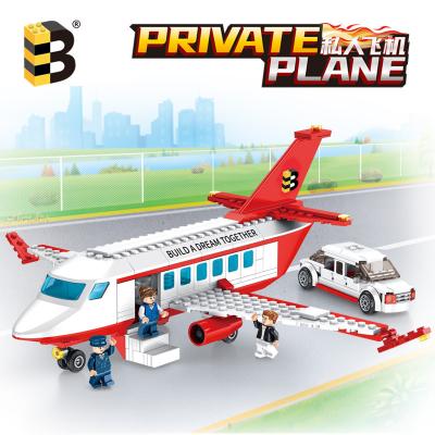 China Hot sale DIY TOY 2022 402 pcs ABS toys build to block aircraft model building block diy assembled educational kit for sale