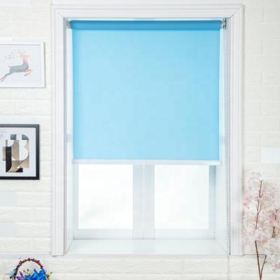 China Modern Minimalist Solid Color Blackout Multi-Piece Roller Blinds, Manual Roller Blinds for sale