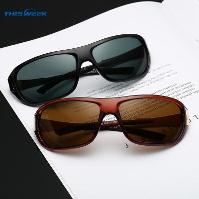 China Branding Logo Sunglasses Classic Design UV400 Fashion Custom Made Sports Retro Sun Glasses For Men for sale