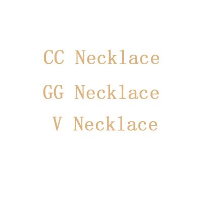 China 2022 Fashion CC Women CLASSIC High Quality Necklace For Party for sale