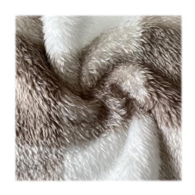 China Auto Wholesale Cheap Bilateral Square Printed Faux Lamb Fabric BEIJIROG Fleece Sherpa Fabric Low MOQ Fluffy For Garment Home Textile for sale