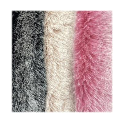 China New Long Pile Home Textile Plush Fur Carpet Fabric Auto Soft Faux Fur 45mm Comfortable Coat Toy Shoe Auto Anti Upholstery Coat for sale