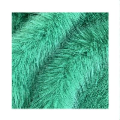 China Auto Upholstery Faux Fox Fur Fabric Pile High Quality Non-Shedding Comfy Plush 30mm Long For Women Garment for sale