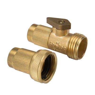 China High quality solid brass construction single outlet pipe hose connector valve for sale