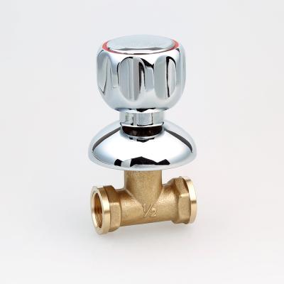 China Long Life Concealed Bronze Brass Water Pipe Shut Off Valve for sale