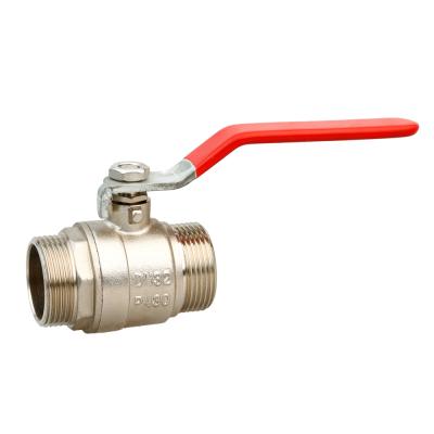 China Long Life Internal Thread Active Brass Locking Ball Valve for sale