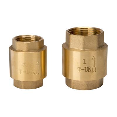 China General Zhejiang Taizhou Brass Vertical Normally Open Check Valve for sale