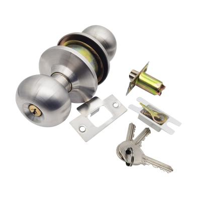 China Security Door/Wooden Door Lockset Door Knob Cylindrical Lock/Iron Door Knob Lock Door for sale