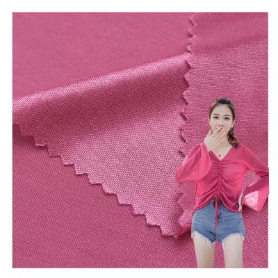 China Memory China factory wholesale 100% polyester interlock knit fabric shiny polyester to wedding dyed single stretch fabric for sale