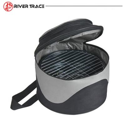 China Portable Camping Waterproof BBQ Picnic Tableware Storage Around Bag Portable Camping Handle BBQ Food Picnic Cooler Bag for sale