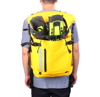 China 2020 Factory Hot Sale 30L PVC Beach Swimming Diving Equipment Fin Bag Outdoor Waterproof Travel Backpack for sale