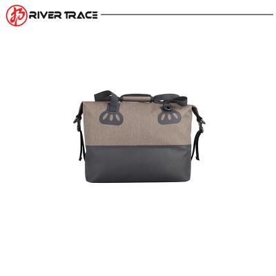 China Outdoor Camping Hiking High Quality Custom Gray Luxury Duffel Bag Manufacturers Logo Duffel Bag Traveling Waterproof Duffel Bag at 30L Large Capacity for sale