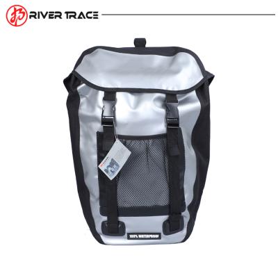 China Outdoor Camping Hiking Multi Function Rear Trunk Bag PVC Waterproof Bicycle Saddle Travel Recycling Panniers Bag for sale