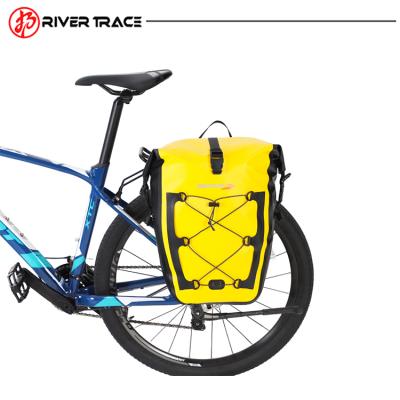 China Wholesale 25L Bicycle Recycling Pannier Bags Waterproof Cycle Pannier Bags Waterproof Bike Side Carry Saddle Bag Bicycle for sale