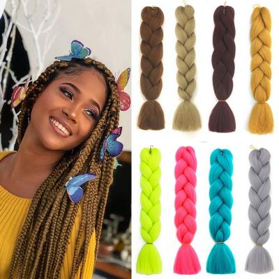 China Wholesale 100g 165g High Temperature Three Elephant Braid Extensions 3 Tone Synthetic Ombre Toned Ultra Braid Soft Jumbo Braiding Hair Supplier for sale