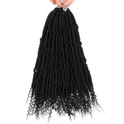 China Factory Direct Sales Twist Ponytail Hair Bomb Twist Afro Curly Braiding Hair A3 for sale