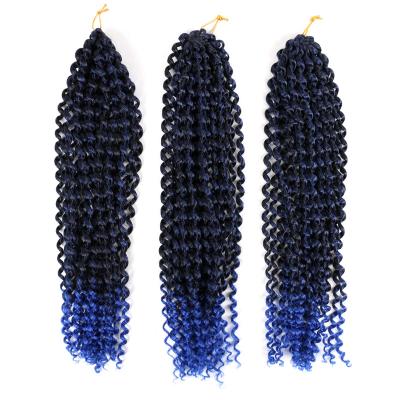 China Factory direct sales color wigs 18inch synthetic hair passion twist A5 braiding hair for sale