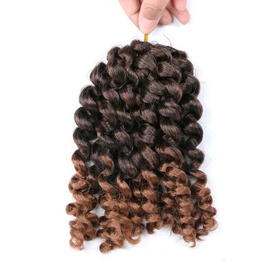 China High Quality Color Single Weft Wigs Fashion Wand Curl Afro For Girl A8 for sale