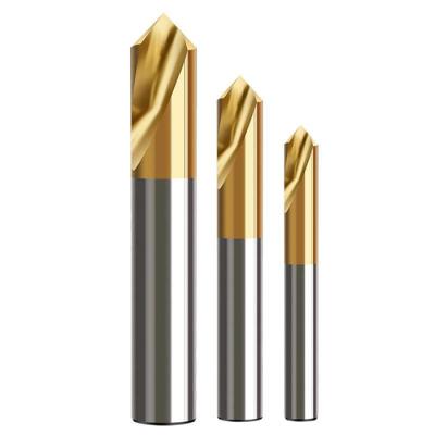 China MTS Steel Solid Carbide 2Flutes Spotting Drills for sale