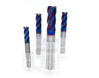 China Hot Selling CNC Process End Mill HRC65 4F Carbide End Mill for sale