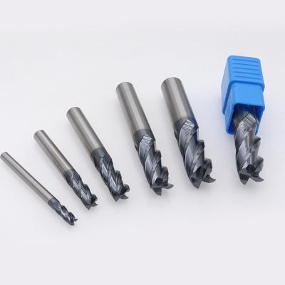 China MTS CNC Machining Solid Carbide 4Flutes CNC End Millings Solid Metal Cutters for sale