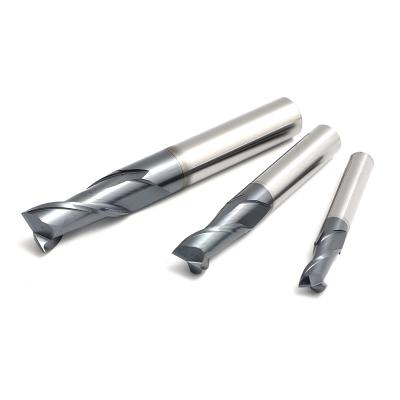 China Hot Sales CNC Process Carbide 2 Flute Milling Cutters End Mills CNC Mill Machine for sale