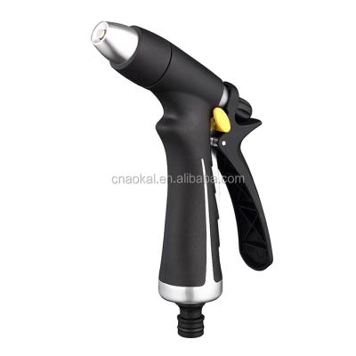 China Zinc alloy high pressure tpr water jet gun adjustable gunmetal spray gun garden for garden for sale