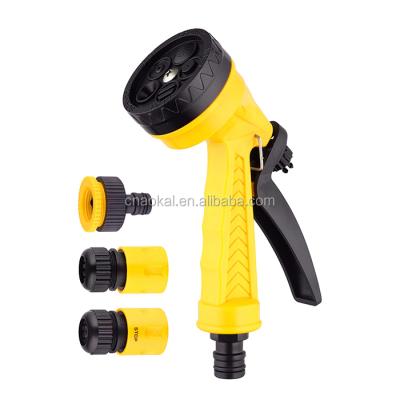 China Chinese Cheap Plastic Garden Gun Car Spray Gun 0-6 Bar 5 Models ABS PP Water Jet Gun Plastic Cleaner for sale