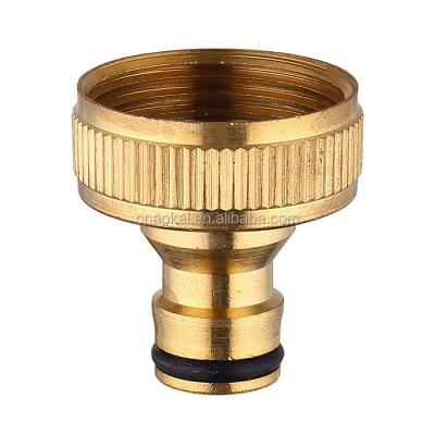 China Expandable Adapter Garden Toold Faucet Connector Hose Pipe Connector One Inch Brass Adapter for sale