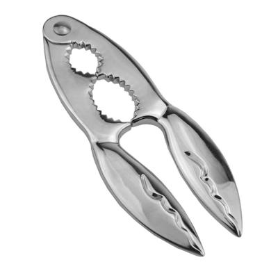 China Viable Seafood Tools Lobster Crab Cracker Metal Silver Nut And Slot for sale