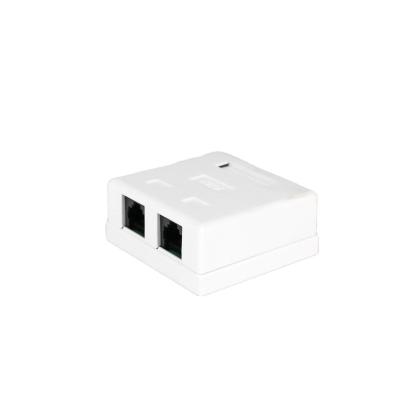 China Network cabling system network surface support box fit for keystone rj45 jack for sale