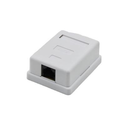 China Outdoor Network Cabling System Network Mount Box Cat6 Single Port for sale