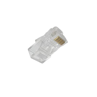 China Unprotected rj45 UTP wiring network system male modular Cat6 socket for sale